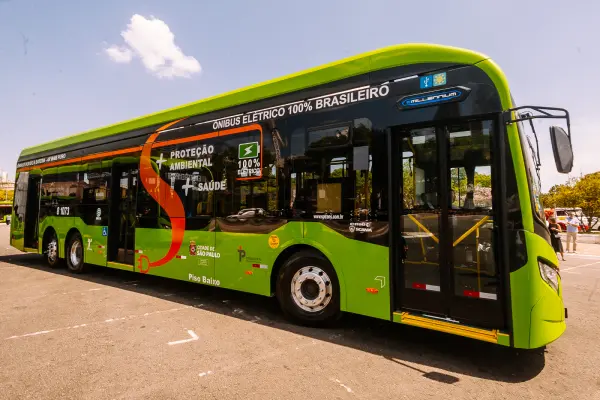 Imagem de Ônibus Elétrico da ENEL X e Prefeitura de São Paulo